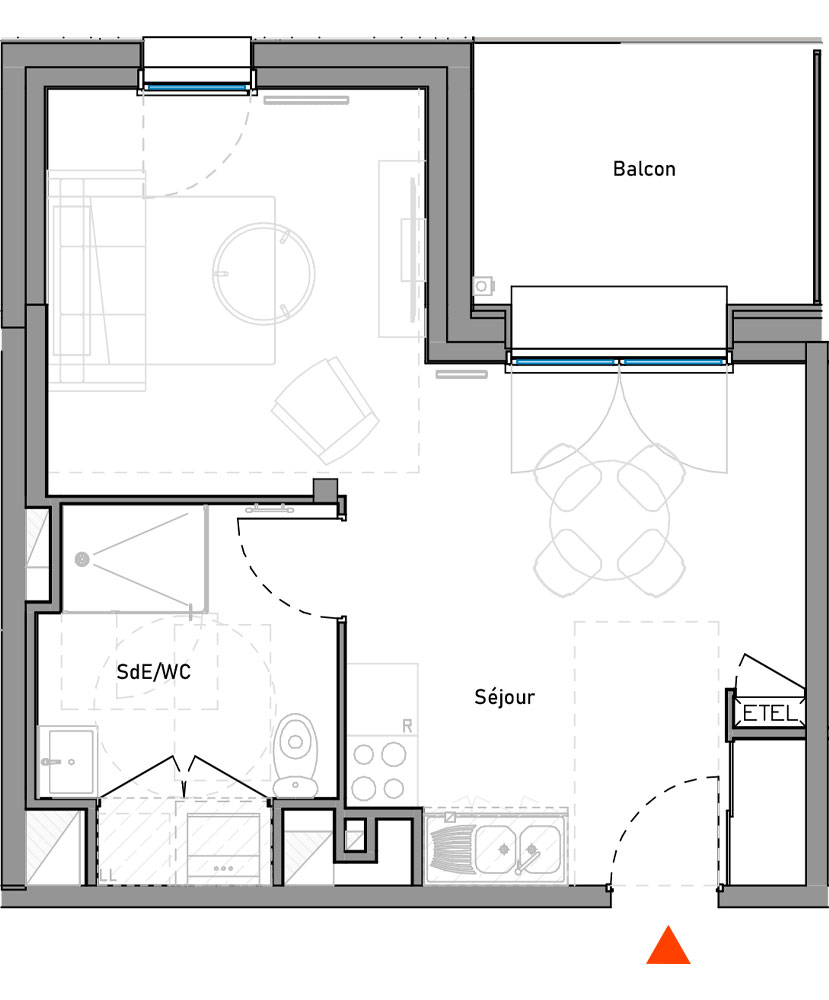Bâtiment B - Lot B 201