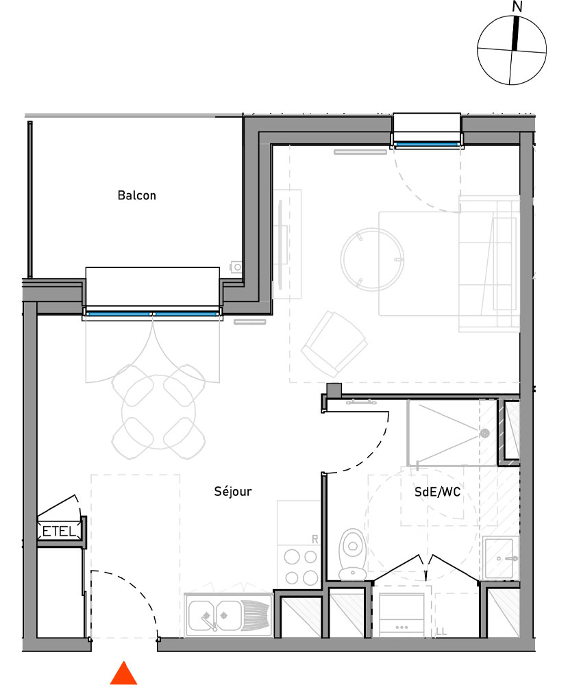 Bâtiment B - Lot B 202