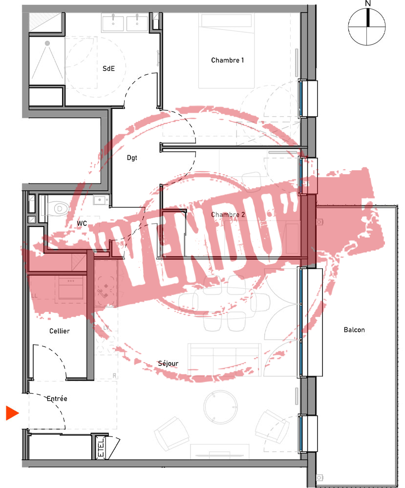 Bâtiment A - Lot A203
